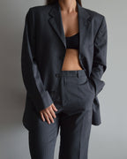 Suit - Gray Blue Lines (S/M)