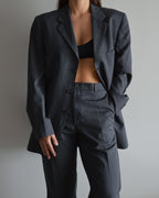 Suit - Gray Blue Lines (S/M)