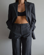 Suit - Gray Blue Lines (S/M)