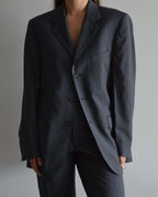 Suit - Gray Blue Lines (S/M)