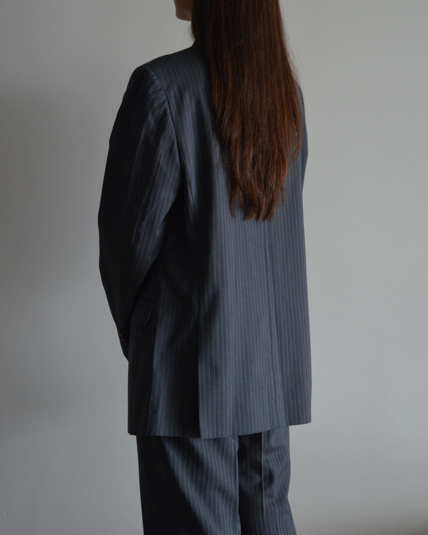 Suit - Gray Blue Lines (S/M)