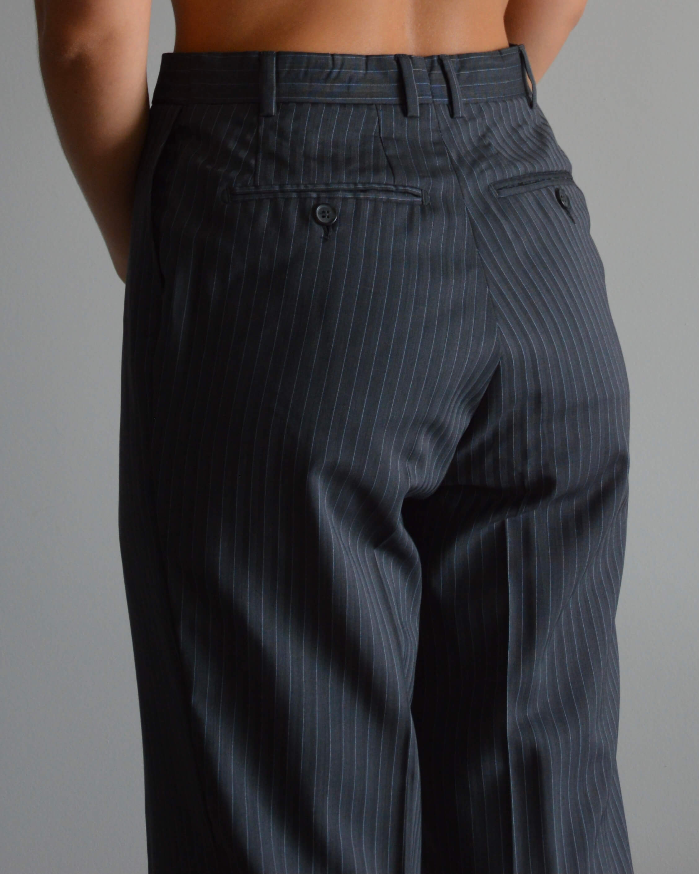 Suit - Gray Blue Lines (S/M)