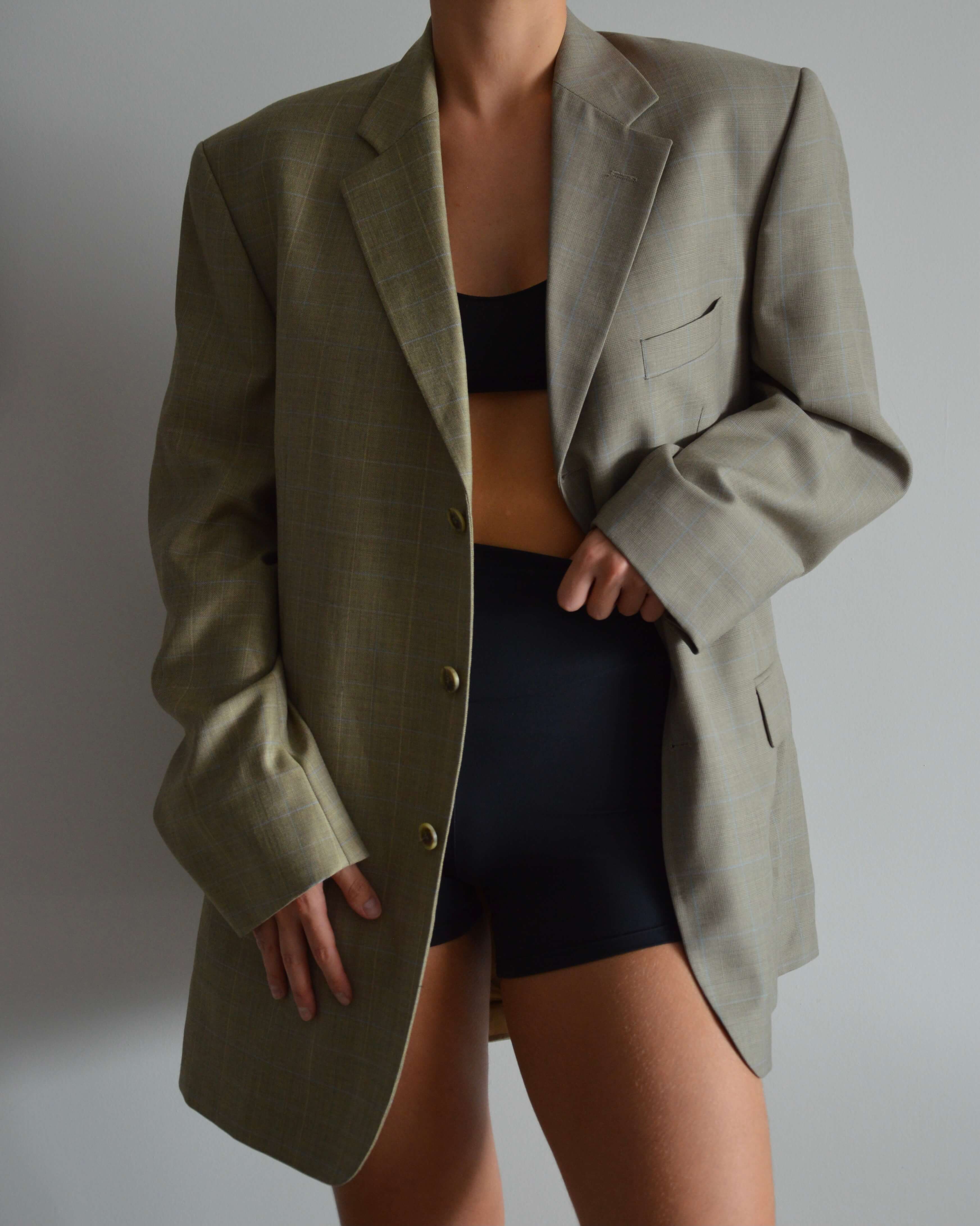 DUO Blazer - Super Oversize Greenish (L/XXL)