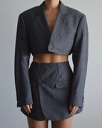 Blaset - Dark Gray Purple Lines (XS/S)