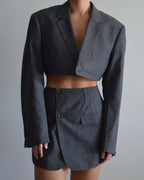 Blaset - Dark Gray Purple Lines (XS/S)