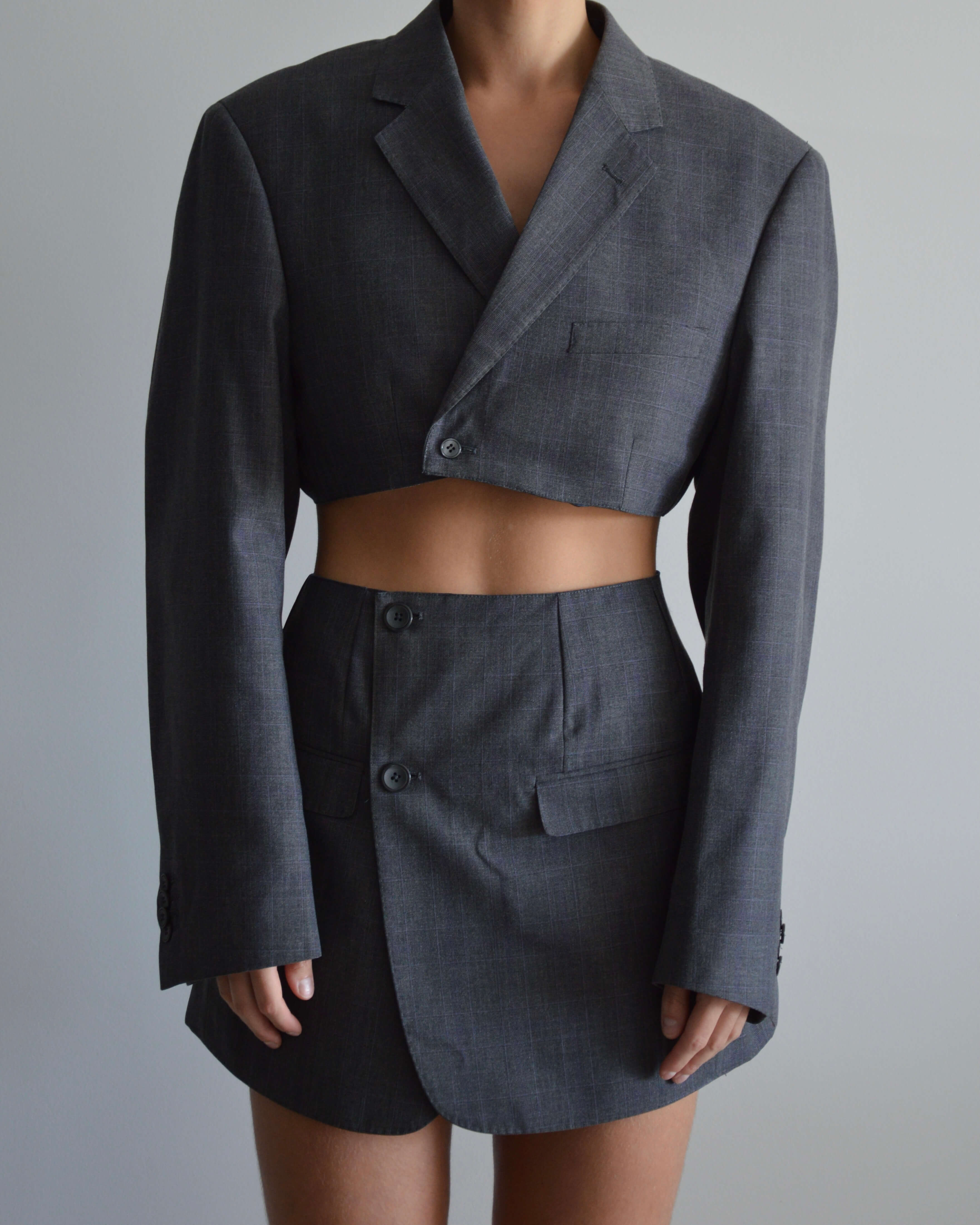 Blaset - Dark Gray Purple Lines (XS/S)