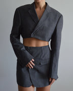 Blaset - Dark Gray Purple Lines (XS/S)