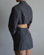 Blaset - Dark Gray Purple Lines (XS/S)