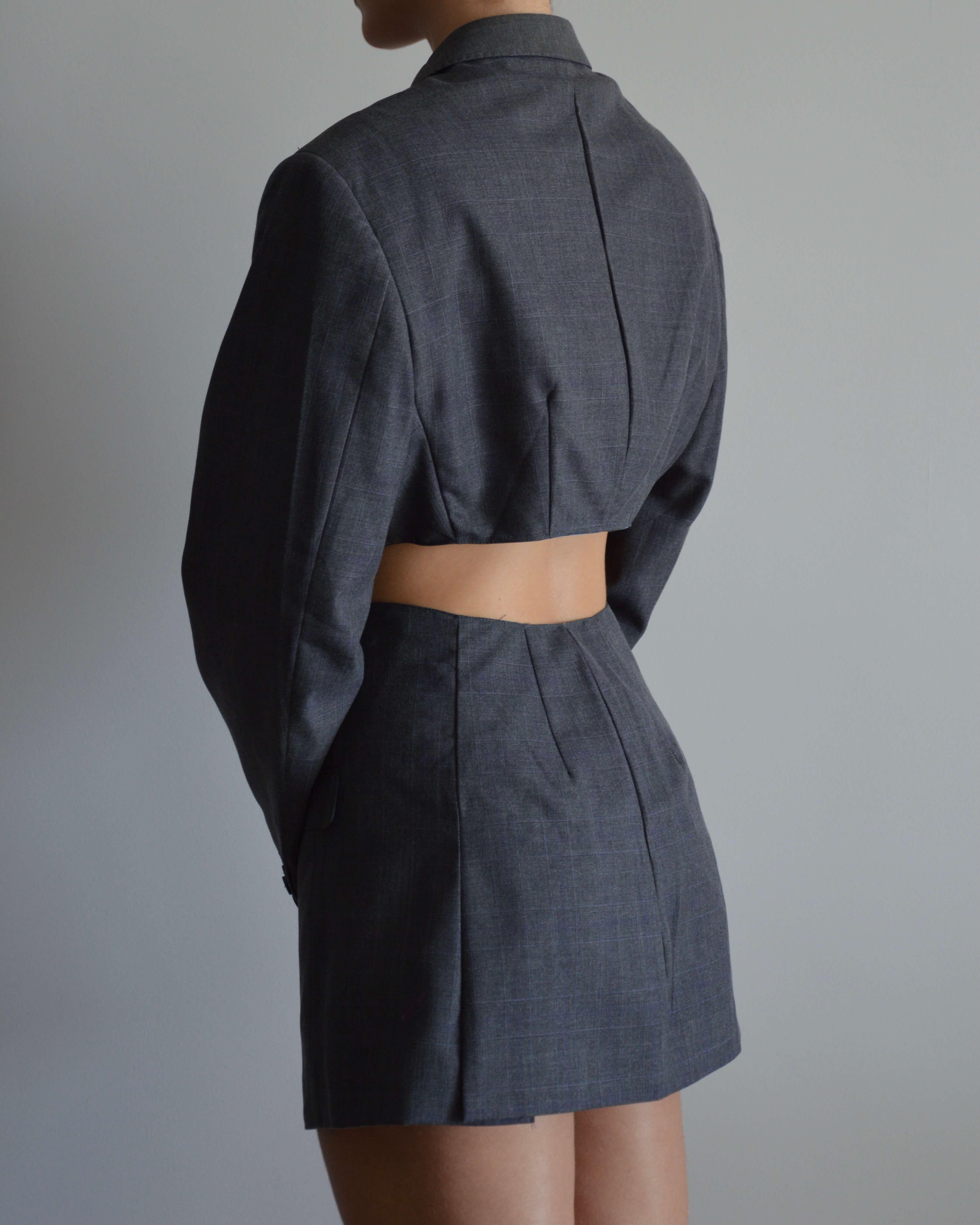 Blaset - Dark Gray Purple Lines (XS/S)