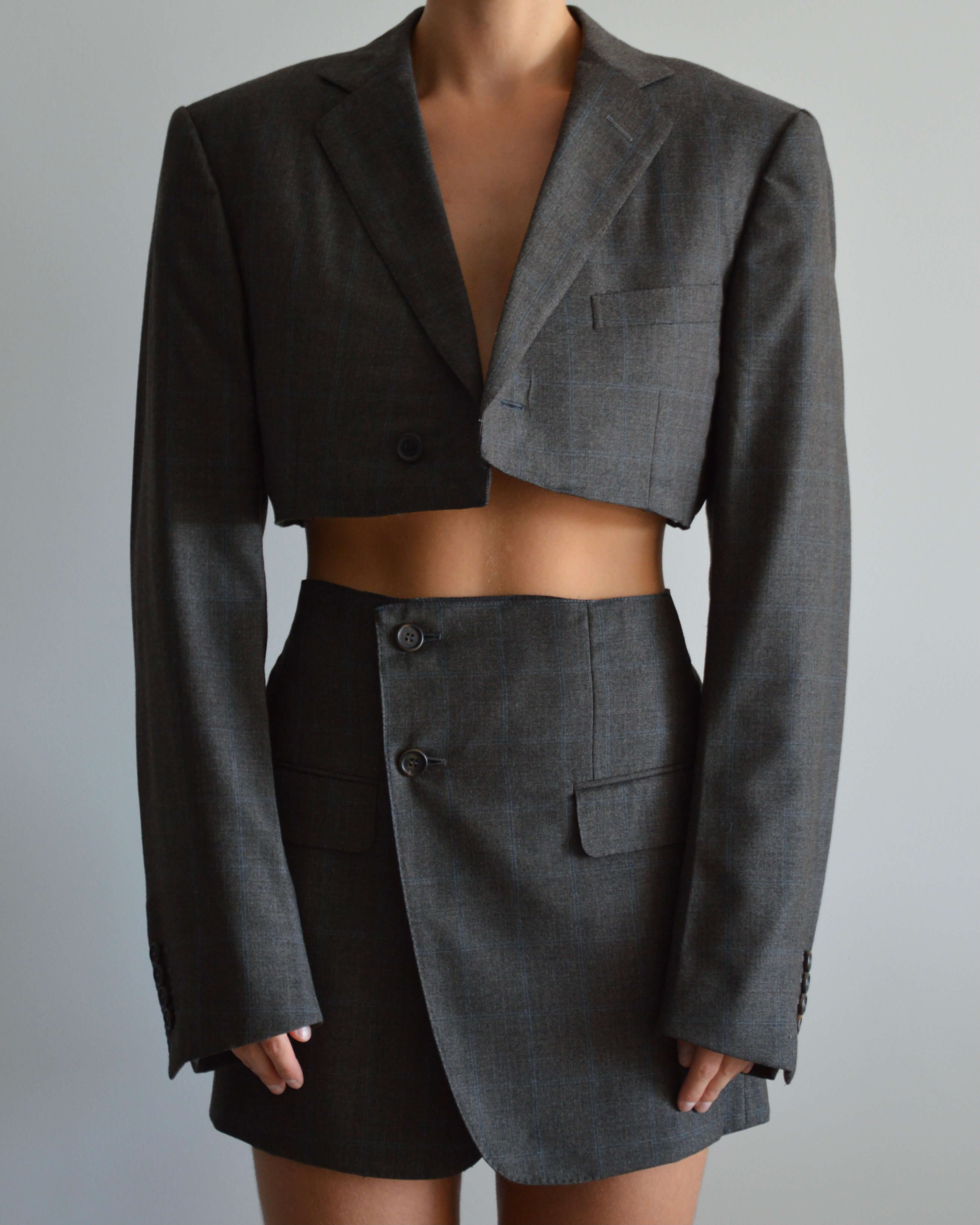 Blaset - Gris à carreaux (XS/S)