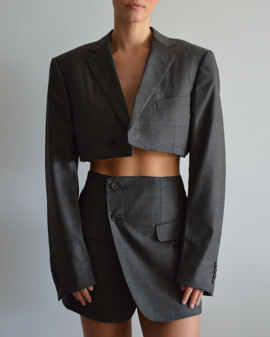 Blaset - Plaid Gray (XS/S)