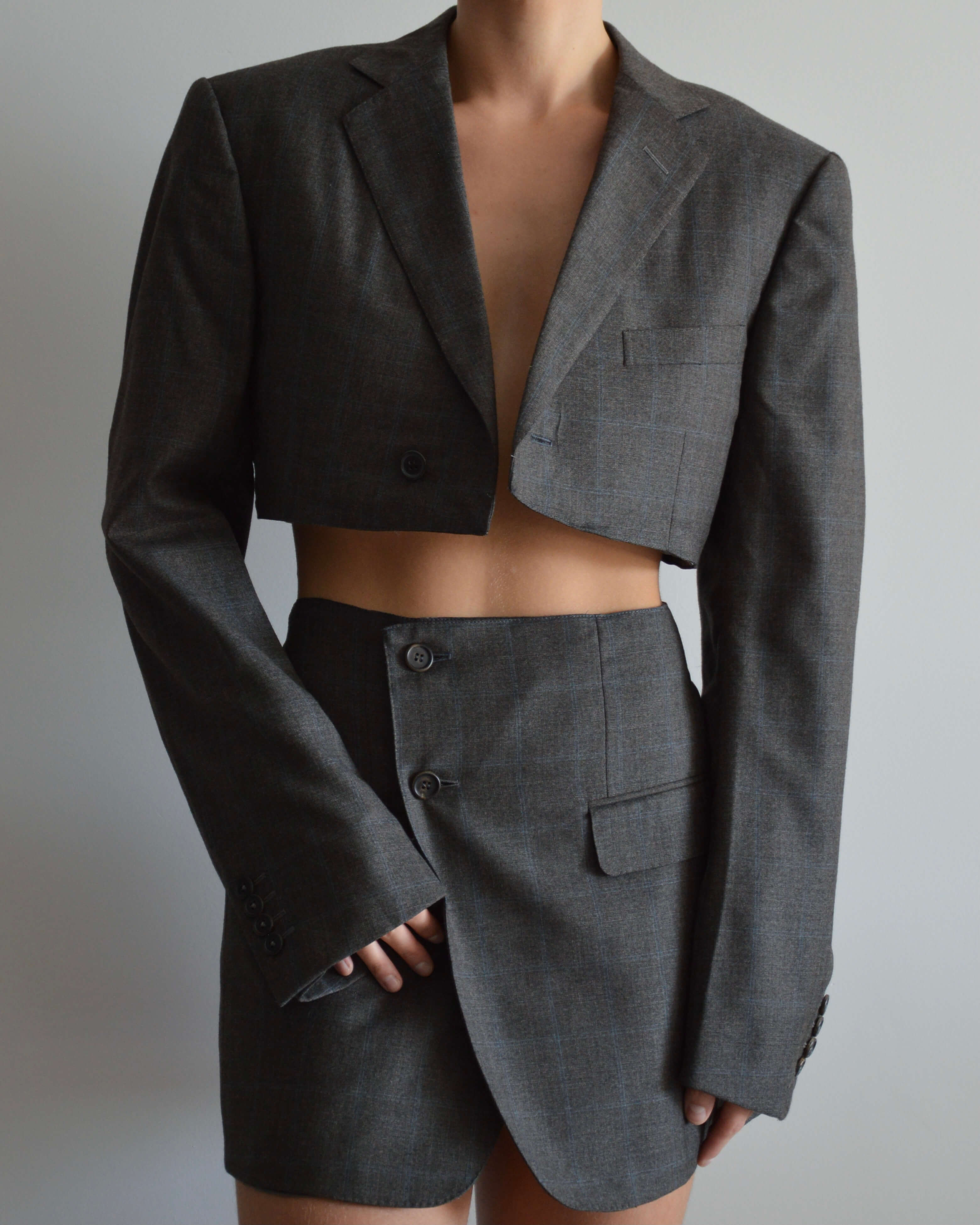 Blaset - Gris à carreaux (XS/S)