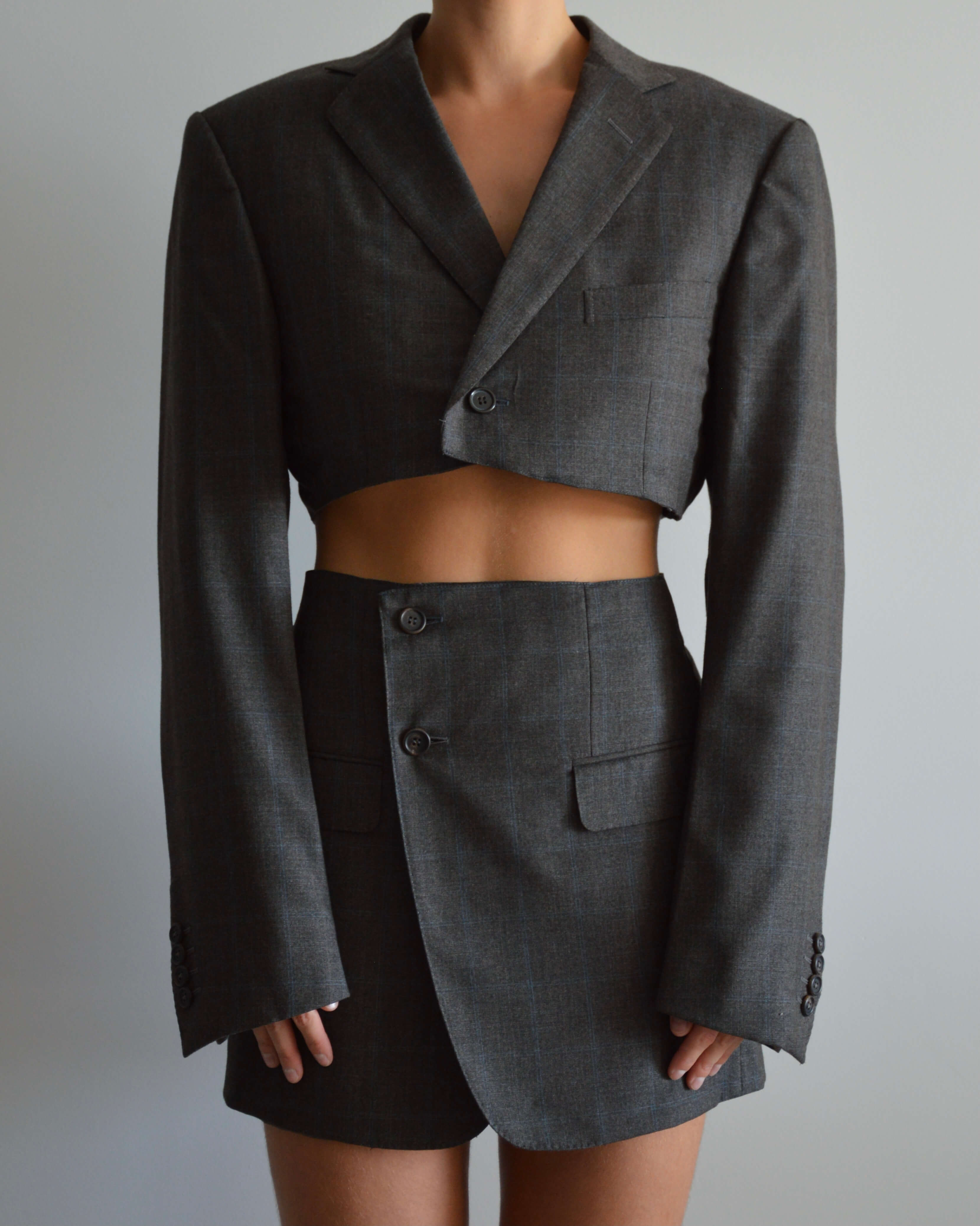 Blaset - Gris à carreaux (XS/S)