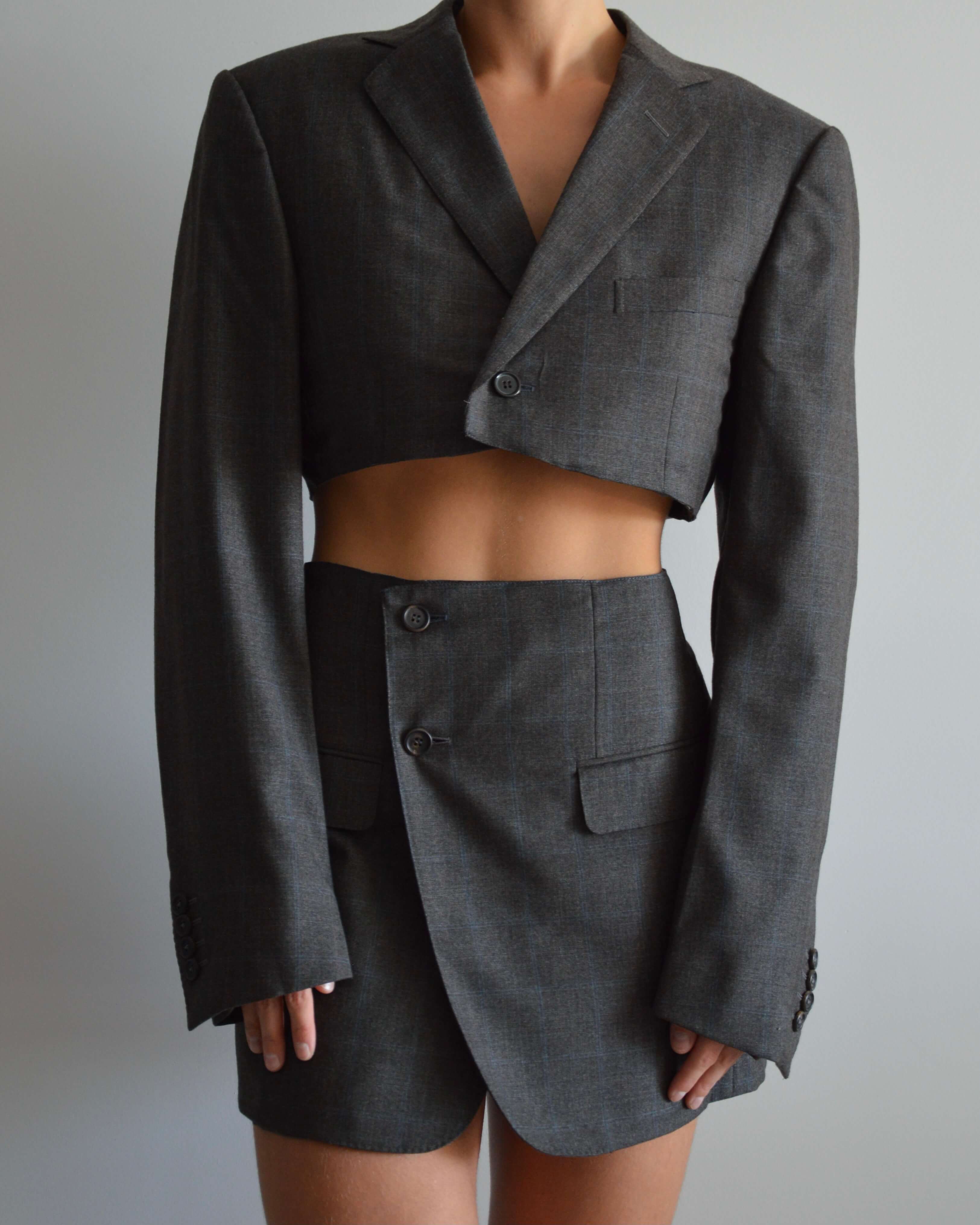 Blaset - Gris à carreaux (XS/S)