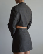 Blaset - Plaid Gray (XS/S)