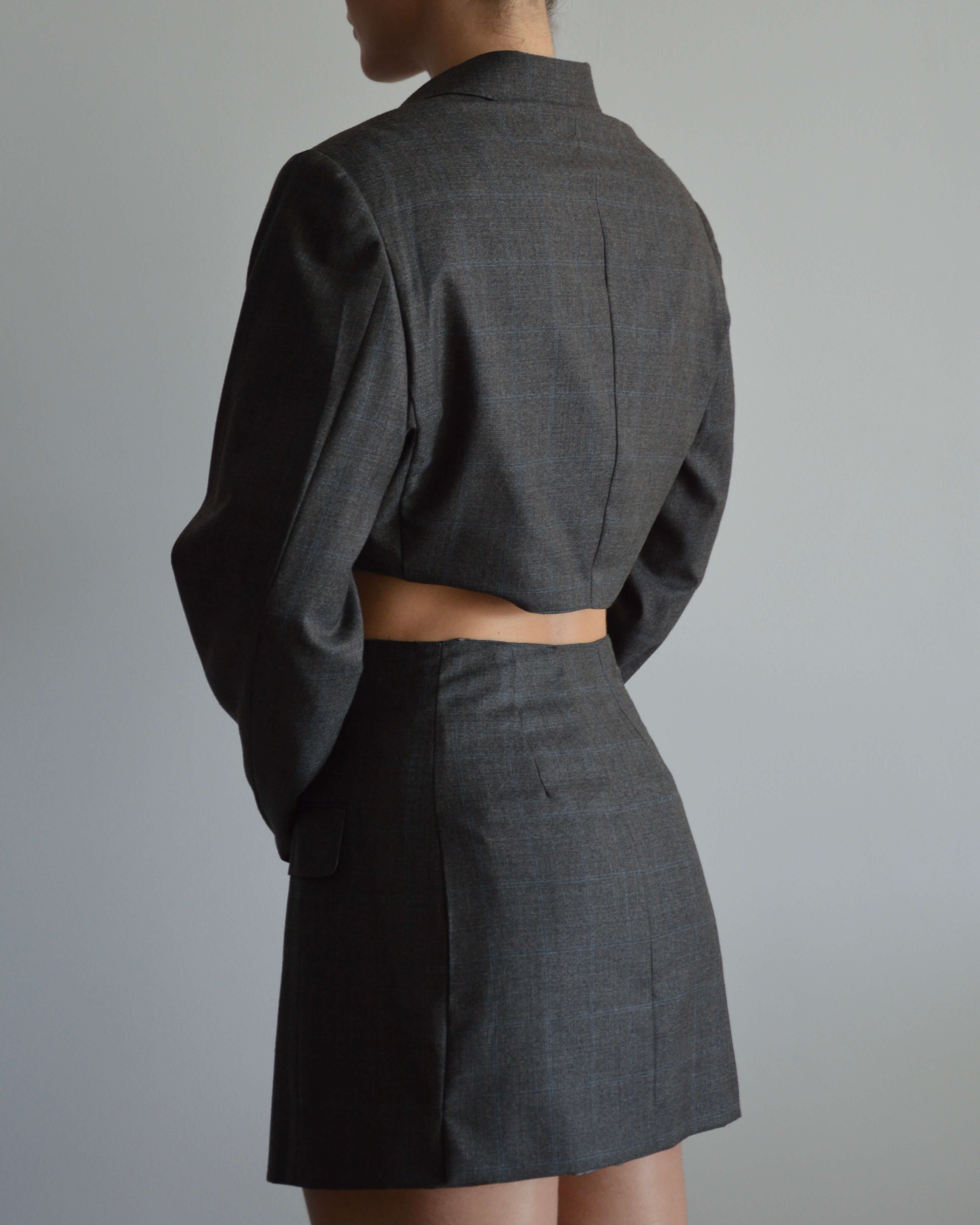 Blaset - Gris à carreaux (XS/S)