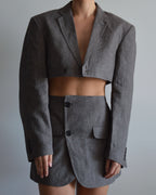 Vegan Blaset - Linen Aubergine (S/M)
