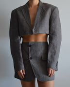 Vegan Blaset - Linen Aubergine (S/M)