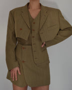Blaset with vest - gold (S/M)