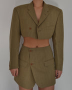 Blaset with vest - gold (S/M)