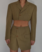 Blaset with vest - gold (S/M)