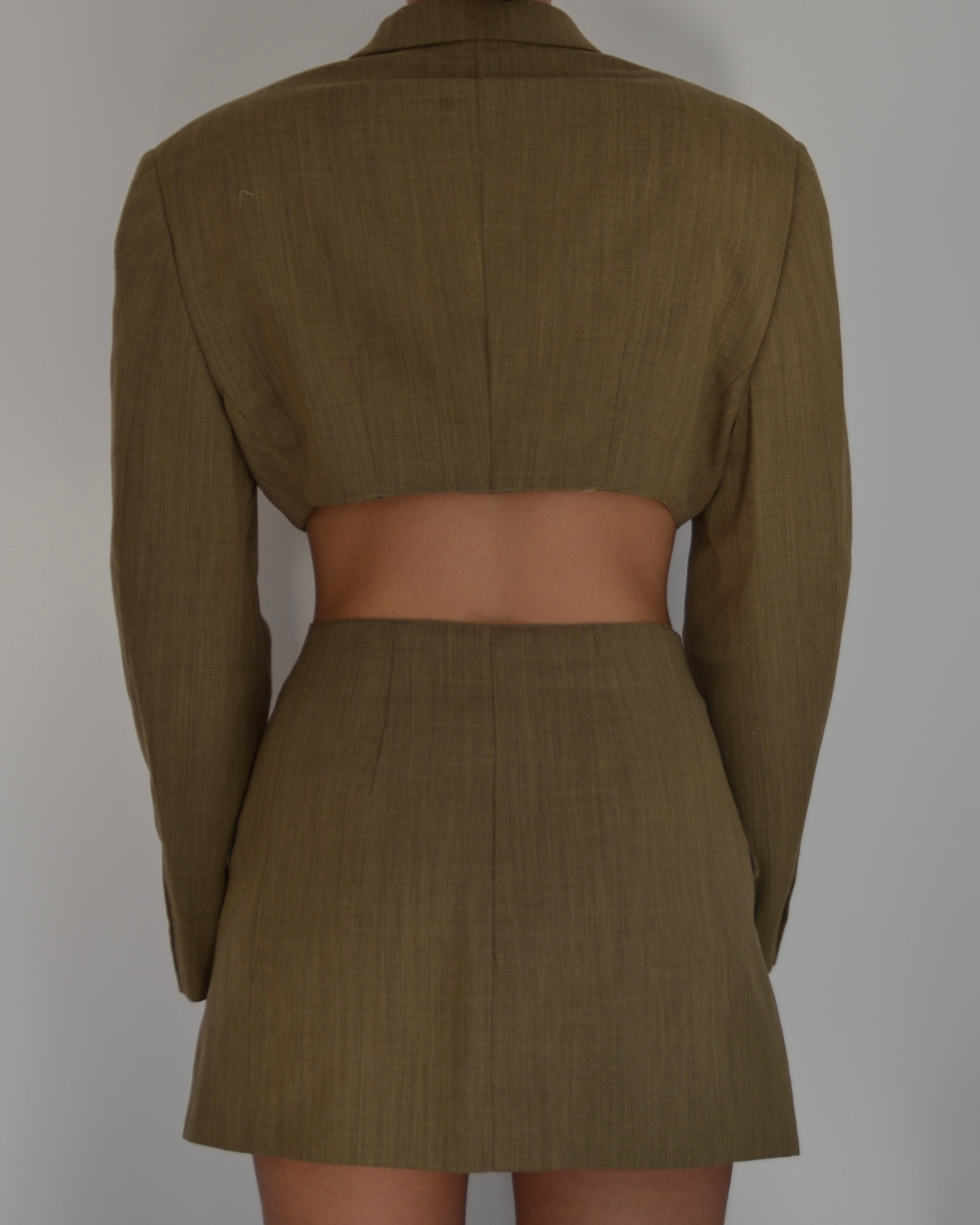 Ensemble gilet et veste - or (S/M)