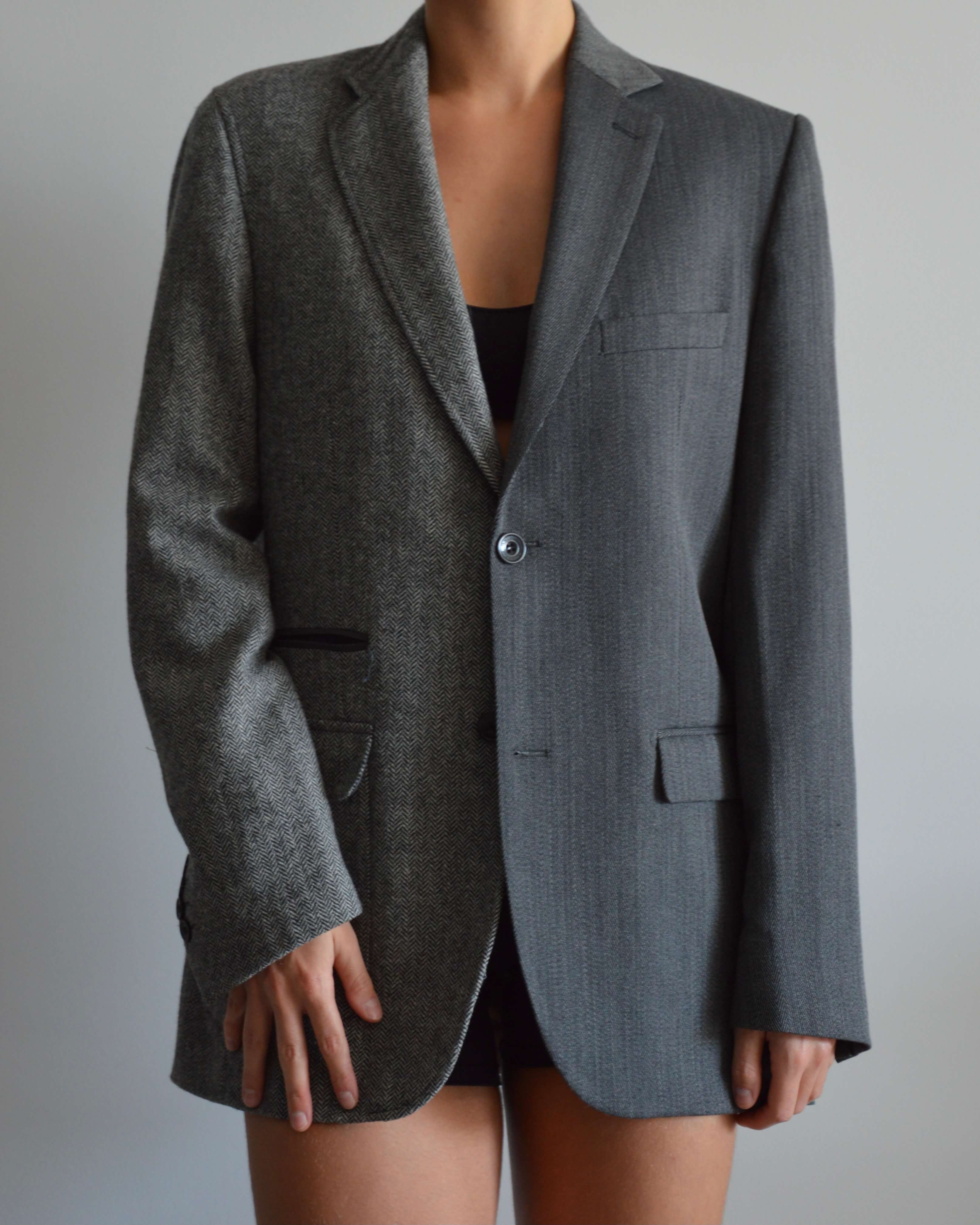 Blazer DUO - Gris bicolore (S/L)