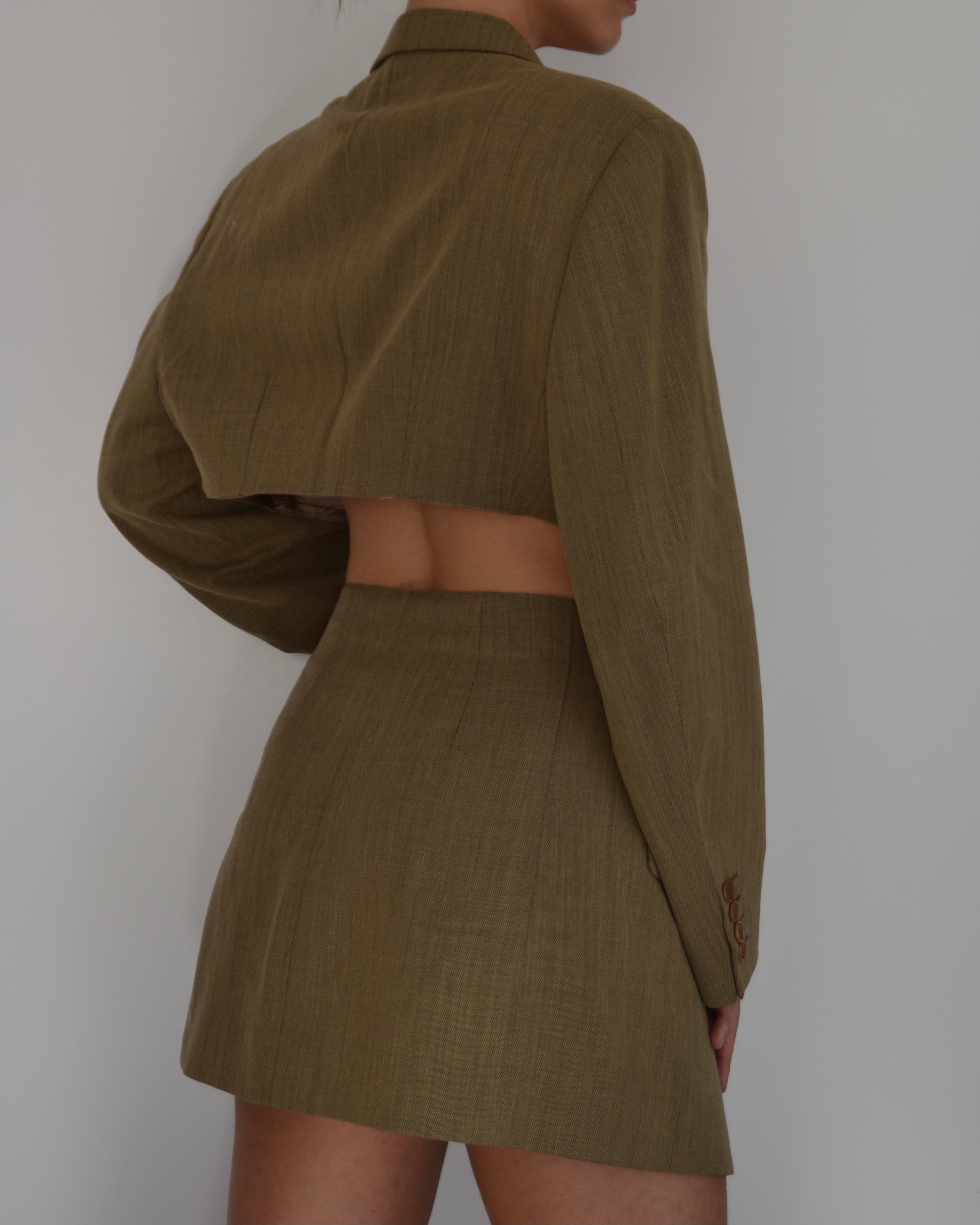 Ensemble gilet et veste - or (S/M)