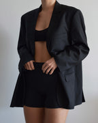 DUO Blazer - Black & Plaid (M/XL)