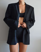DUO Blazer - Black & Plaid (M/XL)