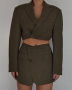 Blaset - Hermoso forro beige verdoso (S/M)