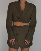 Blaset - Hermoso forro beige verdoso (S/M)