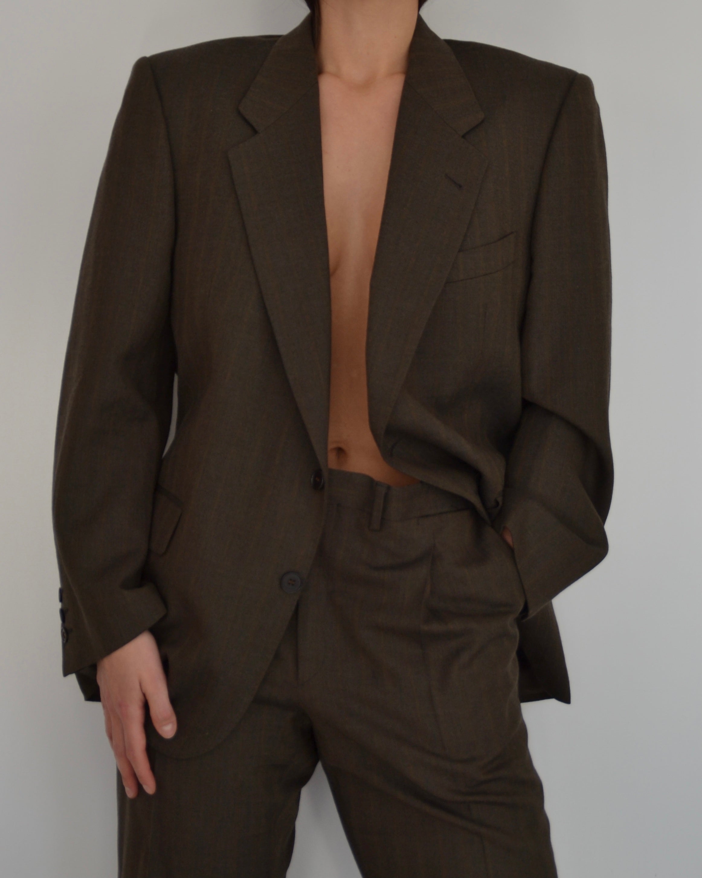 Suit - reworked beautiful brown (S/M)
