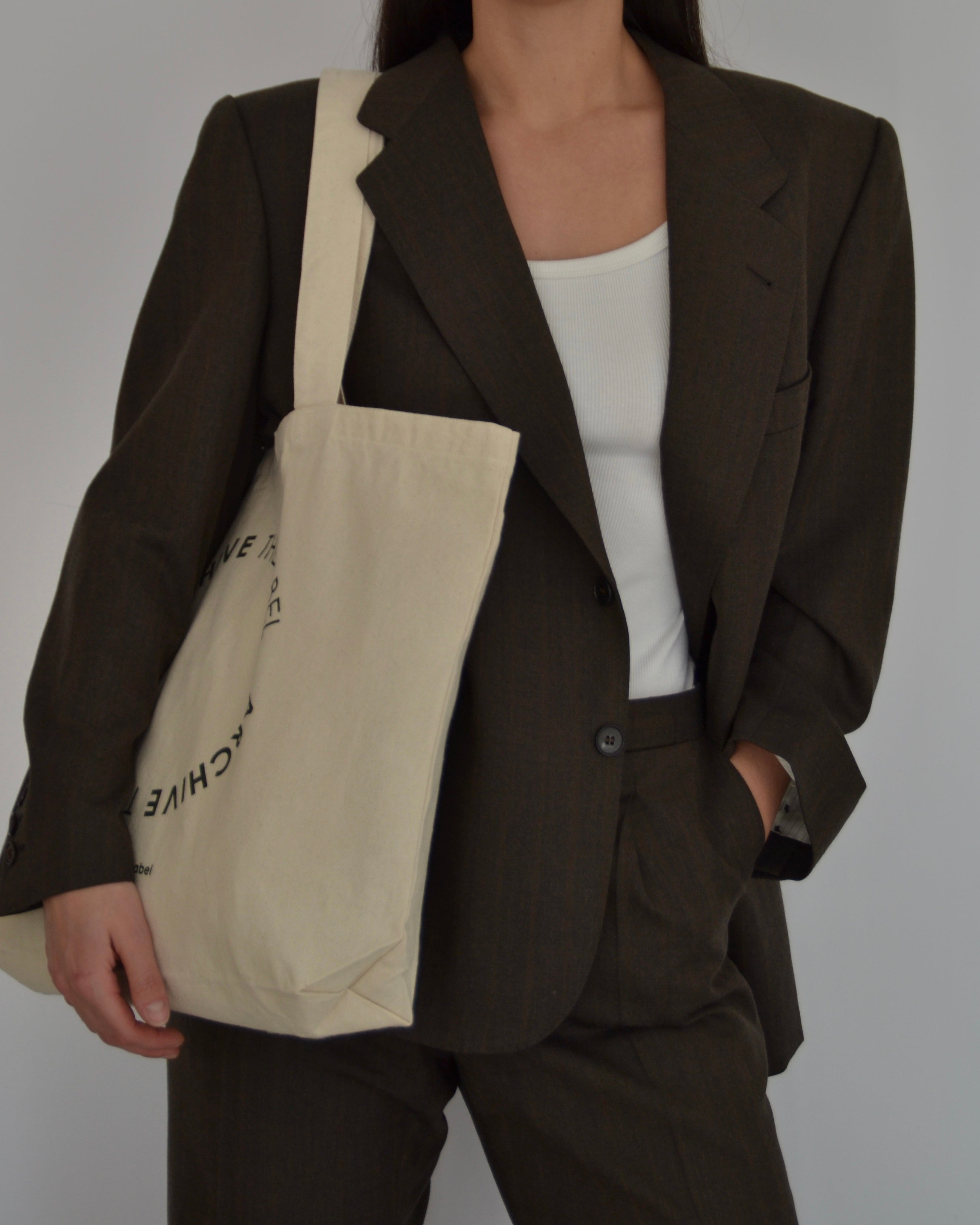 Suit - reworked beautiful brown (S/M)