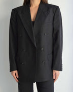 Suit - Double Breasted Black (S/M)