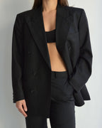 Suit - Double Breasted Black (S/M)
