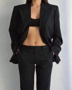 Suit - Double Breasted Black (S/M)
