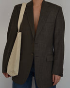Blazer - chocolate cashmere duo (S/L)