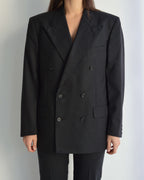 Suit - Double Breasted Black (S/M)