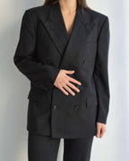 Suit - Double Breasted Black (S/M)