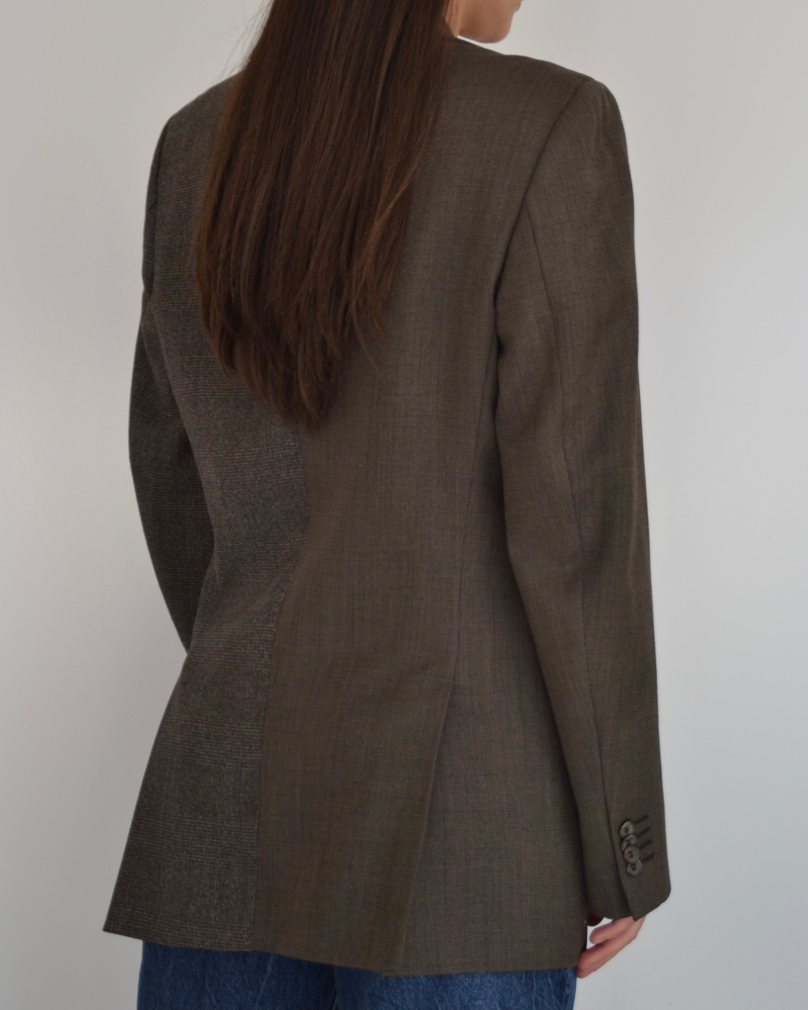 Blazer - chocolate cashmere duo (S/L)