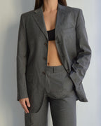 Suit - Gray White Lines (XS/M)