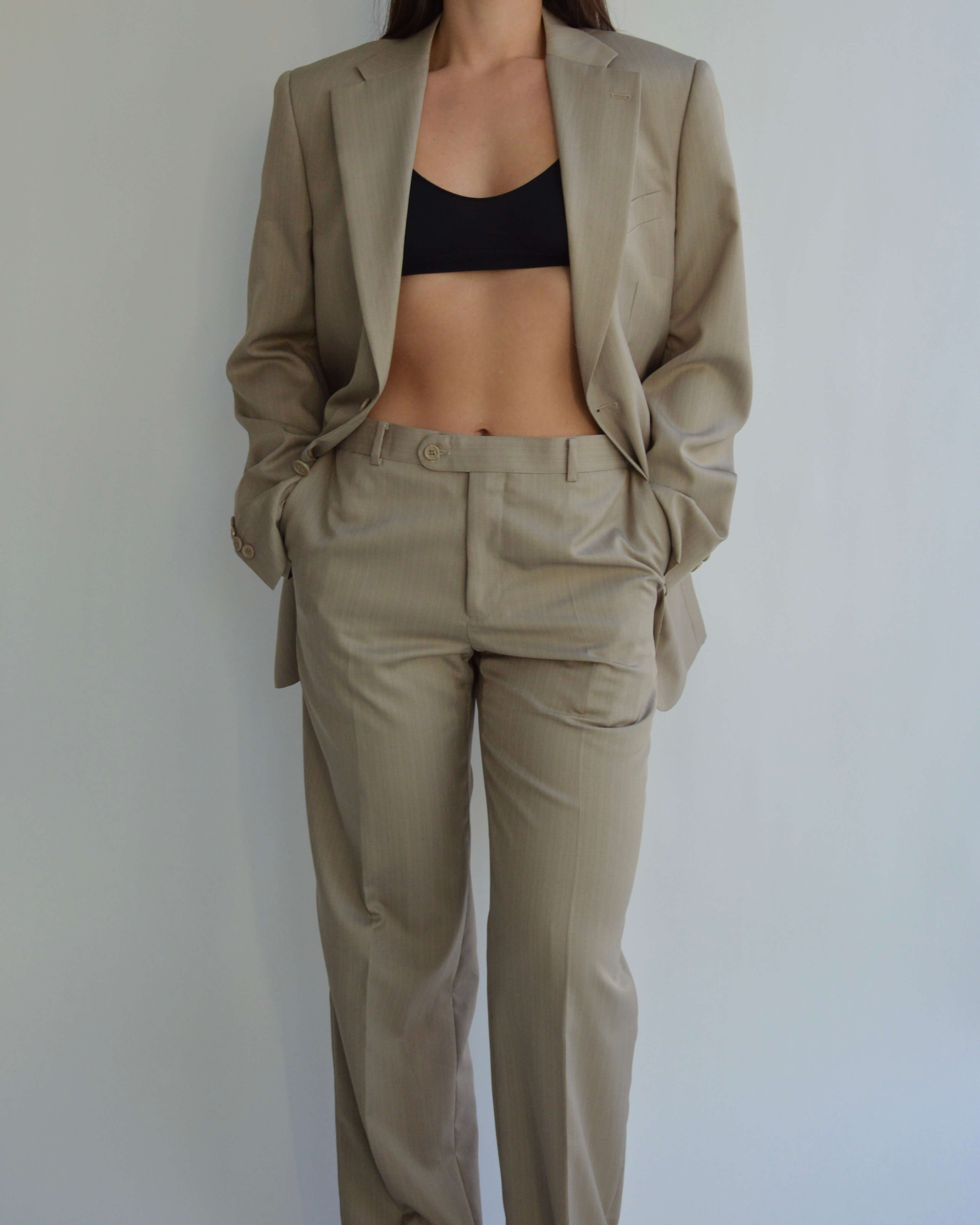 Vegan Suit - Beige (S/L)