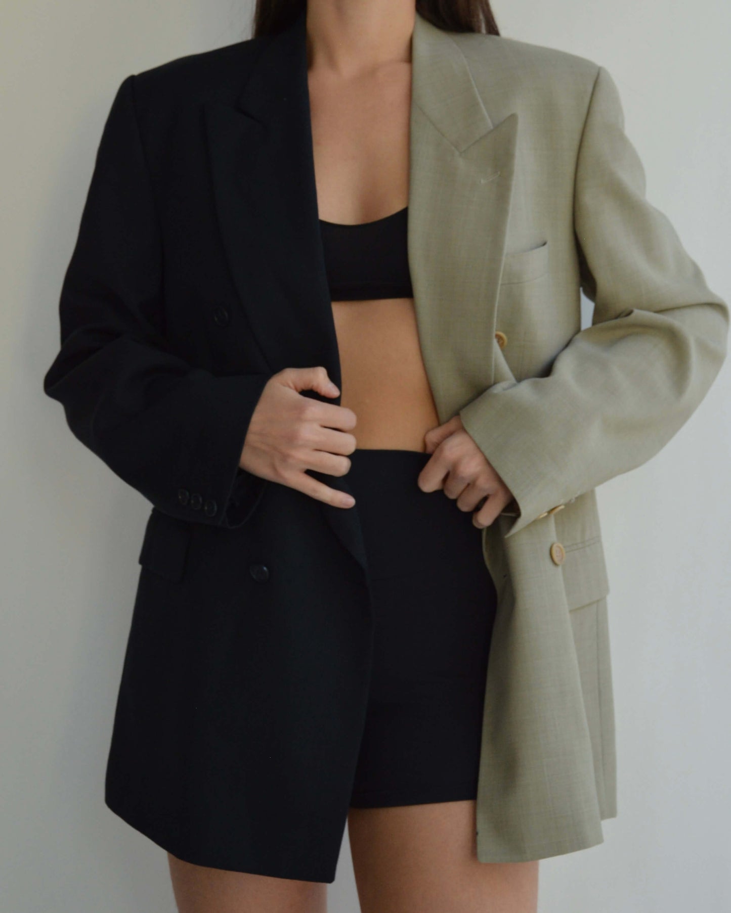 DUO Blazer - Double Breasted Perfect Contrast (S/L)