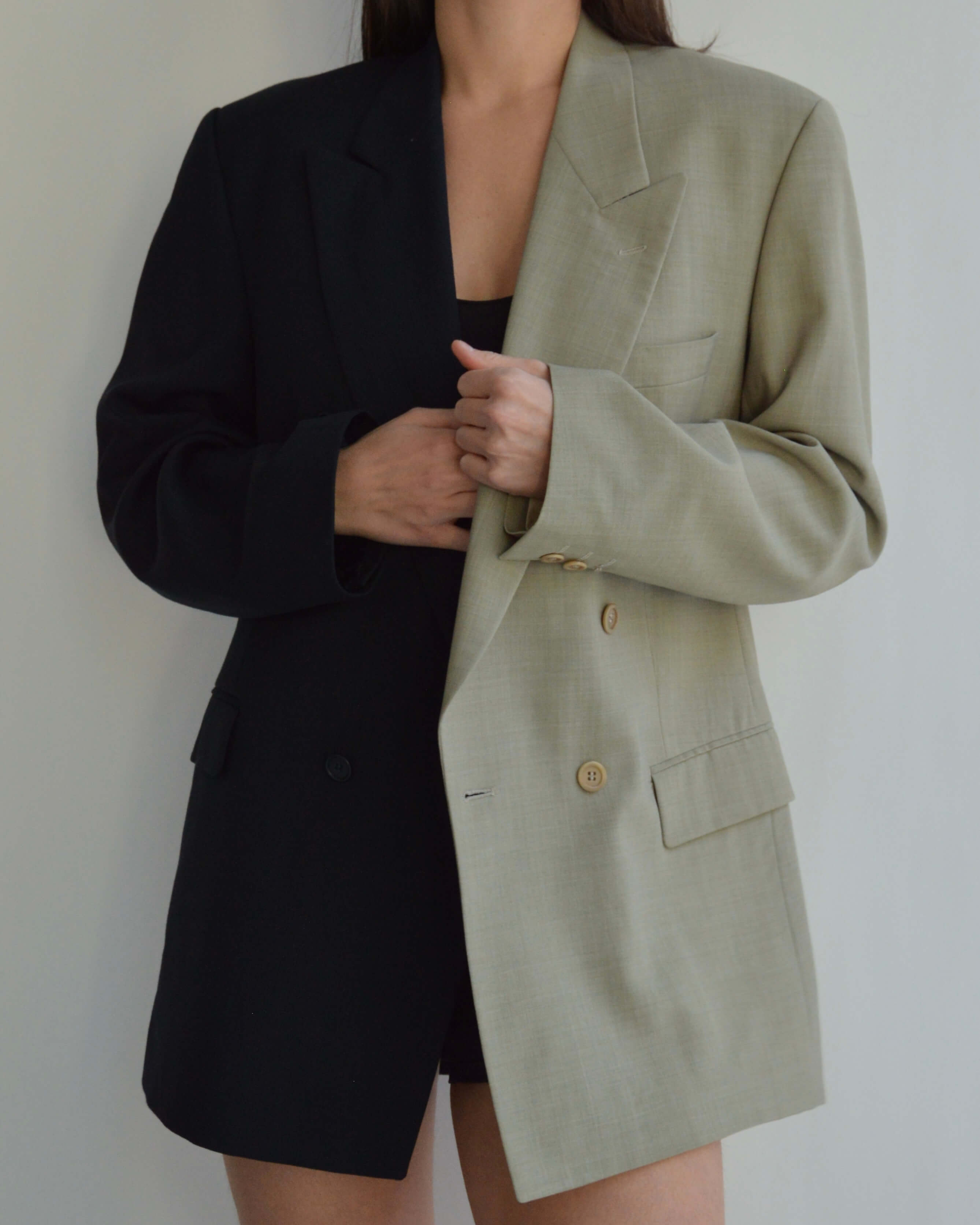 DUO Blazer - Double Breasted Perfect Contrast (S/L)