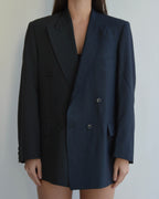 DUO Blazer - Double Breasted Gray Navy (S/L)