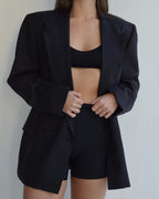 Jacket - double breasted YSL orange lines (M/XL)