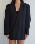 Jacket - double breasted YSL orange lines (M/XL)
