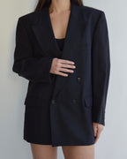Jacket - double breasted YSL orange lines (M/XL)