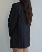 Jacket - double breasted YSL orange lines (M/XL)